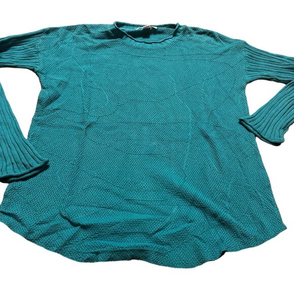 Cotton Country - Teal Sweater - Picture 2 of 2